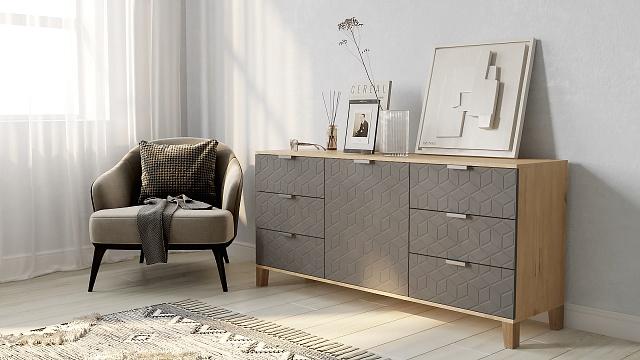 Комод Марвин Йорк - 33 Графит