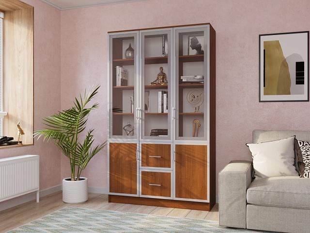 Книжный шкаф Альма - 16 Орех Экко