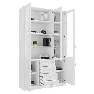 Книжный шкаф Библиограф - 3 №8 Белый