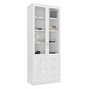 Книжный шкаф Библиограф - 2 №5 Белый