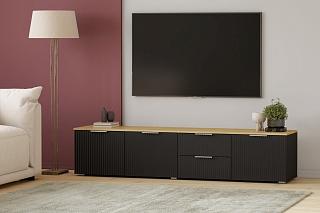 Тумба под ТВ Салерно 1 Черный
