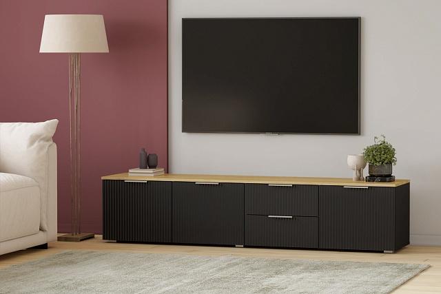 Тумба под ТВ Салерно 1 Черный