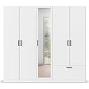 Шкаф распашной Бари - 4 Белый