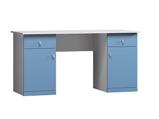 Письменный стол Банни - 6 МДФ Пастельно-Синий