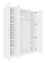 Шкаф распашной Калифорния - 4 Белый
