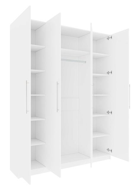 Шкаф распашной Калифорния - 4 Белый