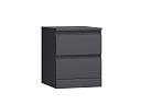 Тумба прикроватная Мальм Графит