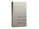 Шкаф распашной Мальм - 3 Кашемир