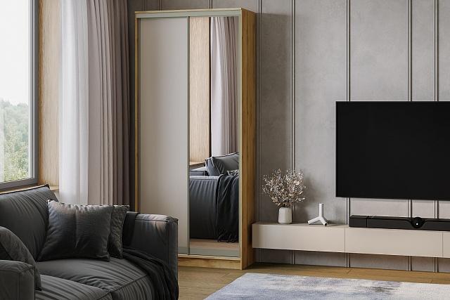 Шкаф-купе Борнео - 2.3К Дуб Золотистый