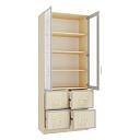 Книжный шкаф Альма - 10 Дуб Молочный