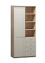 Шкаф распашной София РАХ - 36 МДФ Кастелло Медовый / Кашемир