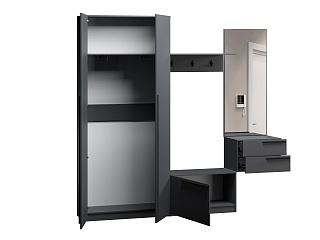 Прихожая Лорена Пакс - 5 Черный