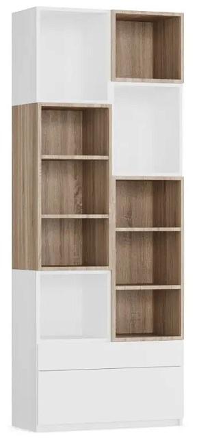 Стеллаж Олли - 6 Дуб Сонома
