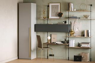 Шкаф распашной Лорена Хит - 1 Кашемир