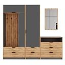 Прихожая Санти - 4 Графит