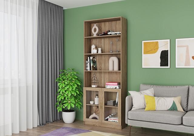 Книжный шкаф Карлос - 22 Дуб Сонома