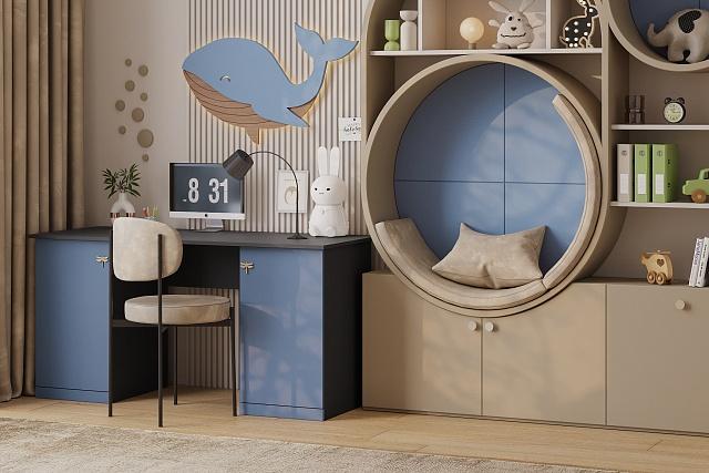 Письменный стол Стрекоза - 4 МДФ Космея