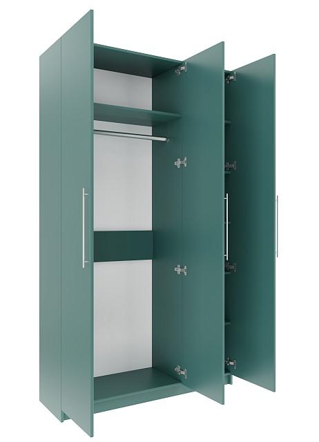 Шкаф распашной Калифорния - 3 Сумеречный Голубой