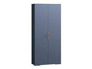 Шкаф распашной Белиз - 2 Альби Полуночно-синий