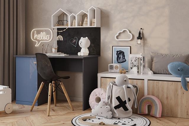 Письменный стол Стрекоза - 3 МДФ Космея