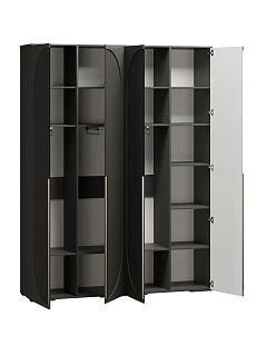 Шкаф распашной Брей - 2 Черный