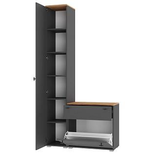 Прихожая Квели - 5 Графит