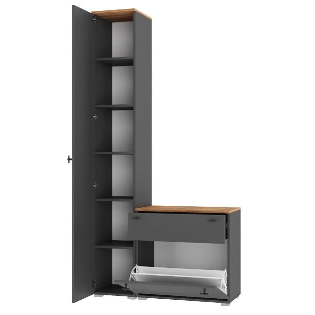 Прихожая Квели - 5 Графит