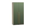 Шкаф распашной Микос - 2 МДФ Шарли Green
