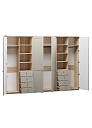 Шкаф распашной София РАХ - 27 МДФ Кастелло Медовый / Кашемир