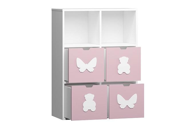 Стеллаж Kids - 10 Розовый Лайт