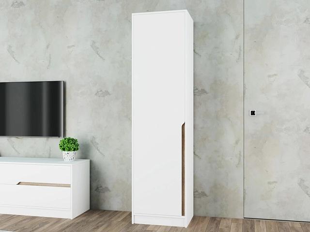 Шкаф распашной Бонди - 1 Белый