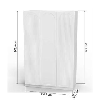 Шкаф распашной Нероли Пуш 3.3.1