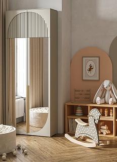 Шкаф распашной Брей - 1.2 с антресолью Кашемир