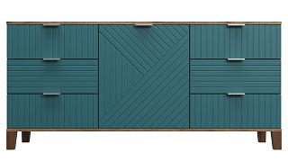 Комод Марвин Йорк - 33 Аквамарин