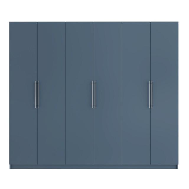 Шкаф распашной Калифорния - 6 Альби Полуночно-синий