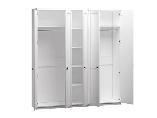 Шкаф распашной София РАХ - 10 МДФ Белый