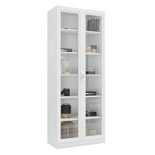 Книжный шкаф Библиограф - 2 №1 Белый