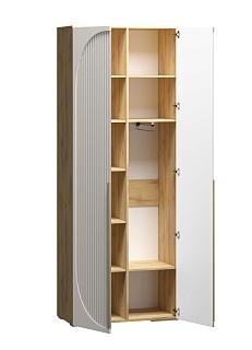 Шкаф распашной Брей - 1 Дуб Золотистый / Кашемир