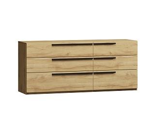 Комод Лорена Пакс - 3 Дуб Золотистый