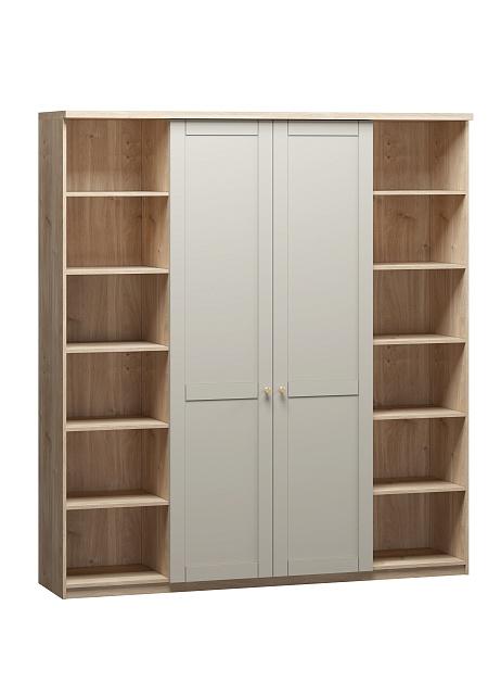 Шкаф распашной София РАХ - 34 МДФ Кастелло Медовый / Кашемир