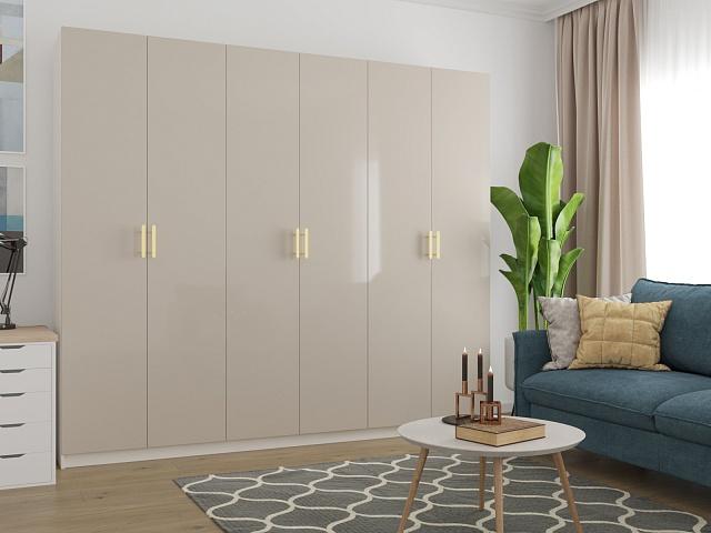 Шкаф распашной Браззавиль - 6 Грейдж