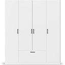 Шкаф распашной Бари - 1 Белый