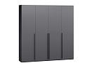 Шкаф распашной Лорена Пакс - 4 Графит