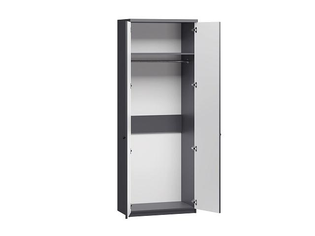 Шкаф распашной София РАХ - 8 МДФ Графит