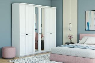 Шкаф распашной София РАХ - 4 МДФ Белый