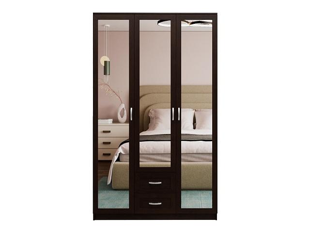 Шкаф распашной Стелла - 3 Венге