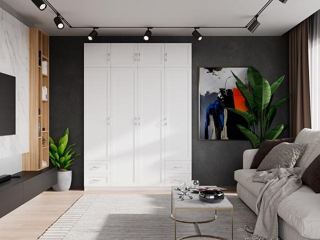 Шкаф распашной Зодиак 4.6+А МДФ