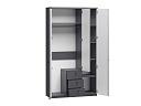 Шкаф распашной София РАХ - 19 МДФ Графит