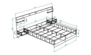 Кровать Адрио