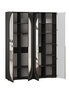 Шкаф распашной Брей - 2.2 Черный